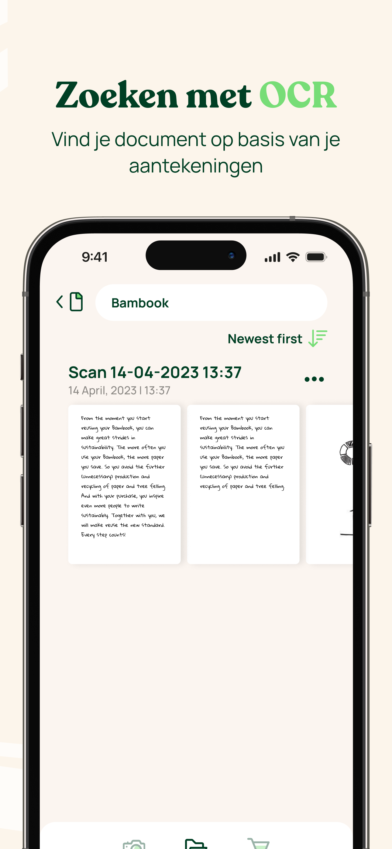 Bambook - OCR scanner