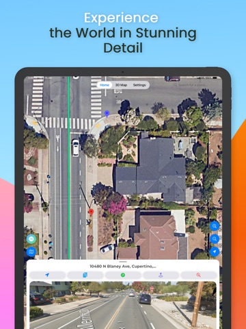 Lite Maps: 3D & Street View iPad screenshot