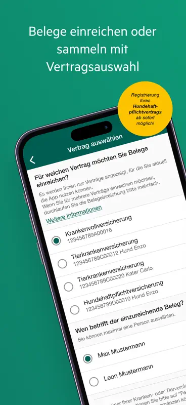 HanseMerkur ServiceApp screenshot 4 of 6
