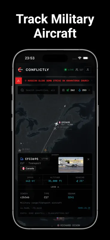 Conflictly: Live Conflict Map screenshot 4 of 8