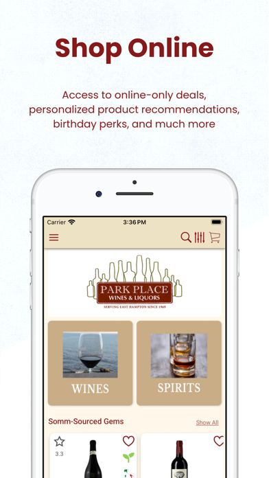 Park Place Wines & Liquors Screenshot