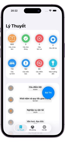 600 GPLX Questions 2026 iPhone screenshot
