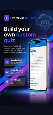 MS MS-102 Prep 2026 ® ExamCert screenshot