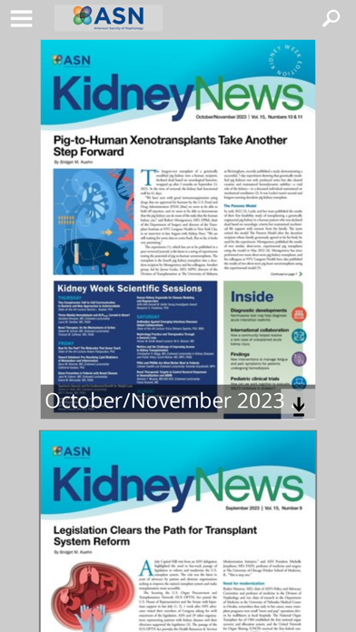 ASN Kidney News Screenshot