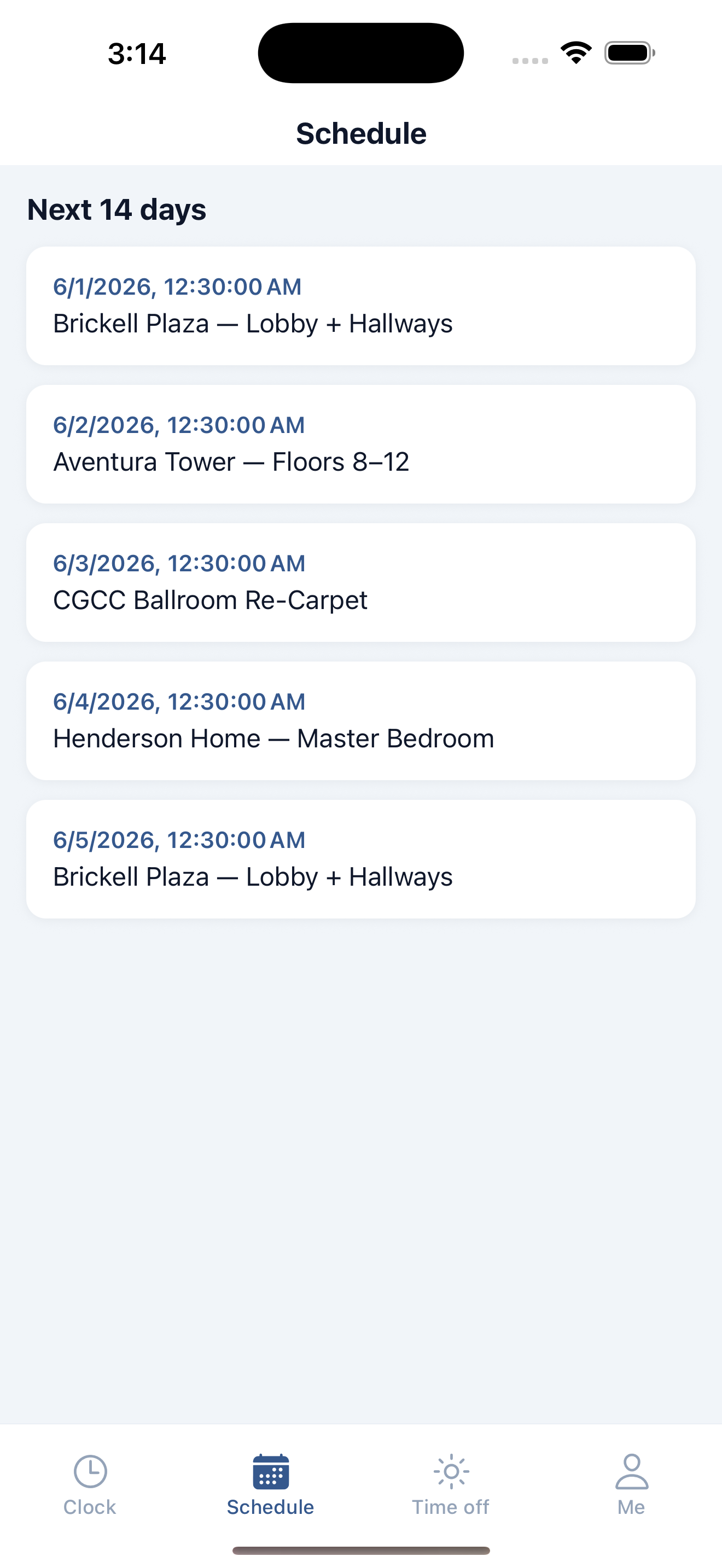 Klees · Time Tracking screenshot 4