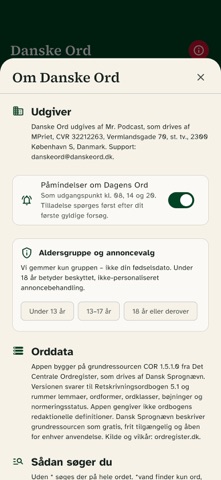 Danske Ord - Retskrivning Screenshot 3 of 4