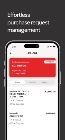 Zoho Procurement screenshot