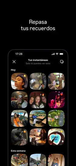 Captura de pantalla de Instants, De Instagram en iPhone 4