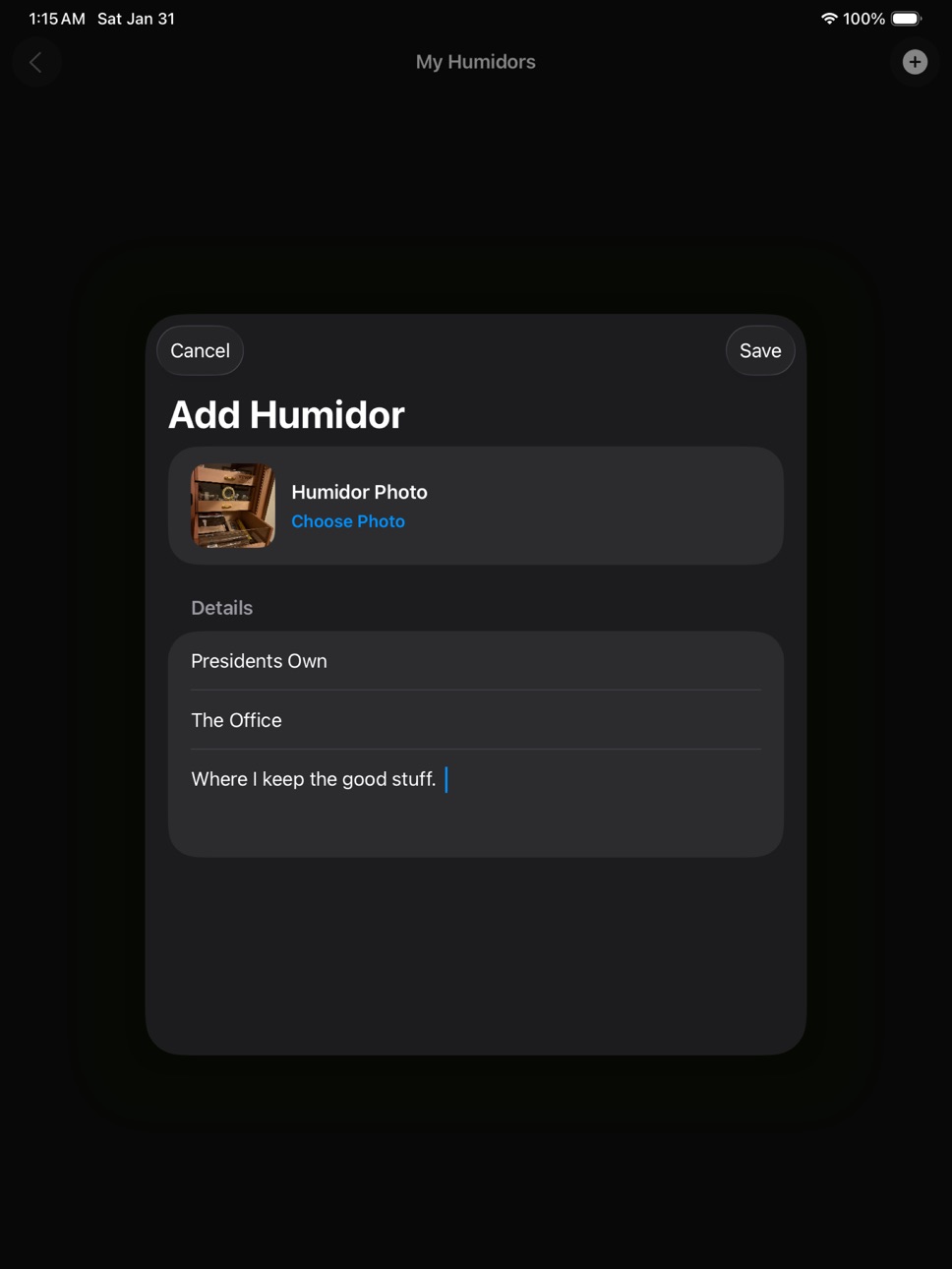 iPad screenshot