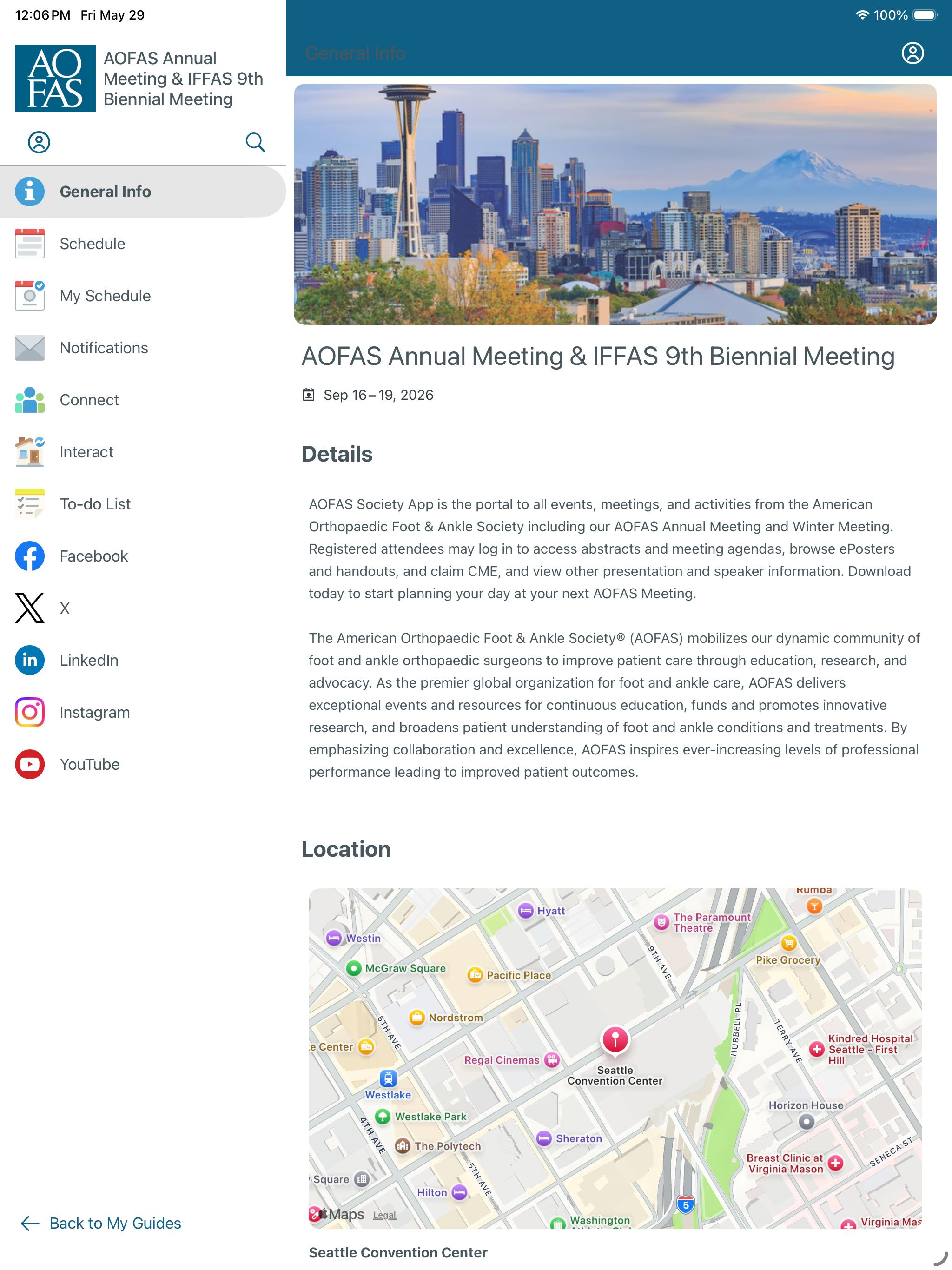 AOFAS Society App screenshot 8