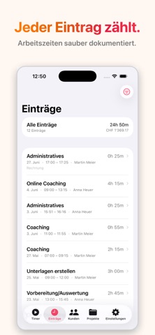 TrakFlow - Zeiterfassung screenshot 3