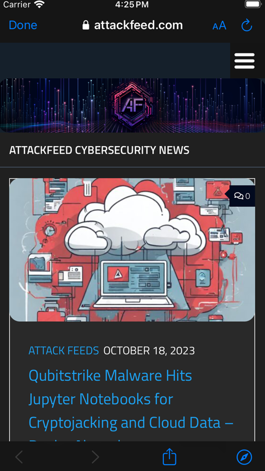 #2. Attack Feed (iOS) 由: Joe Wagner