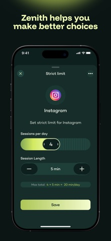 Zenith: Reduce Screen Time screenshot