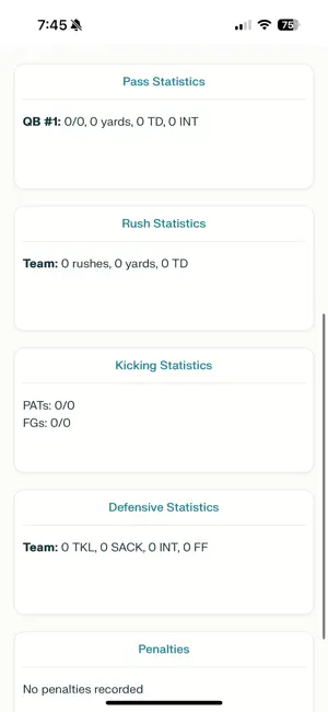 Football Stat Tracker Pro screenshot 3