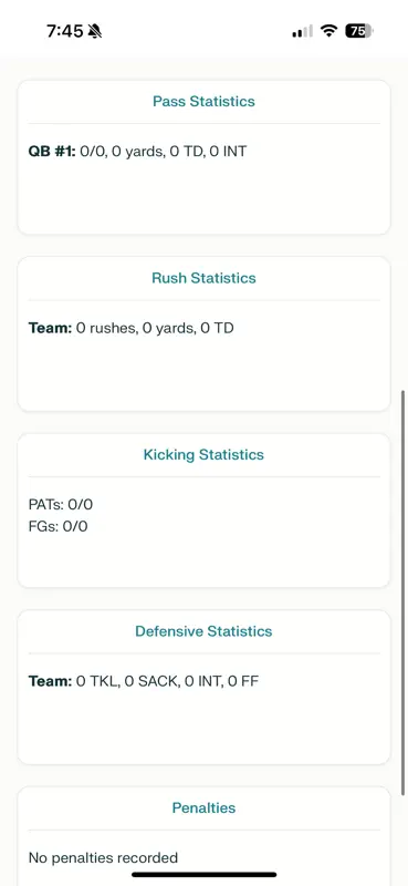 Football Stat Tracker Pro screenshot 3 of 9