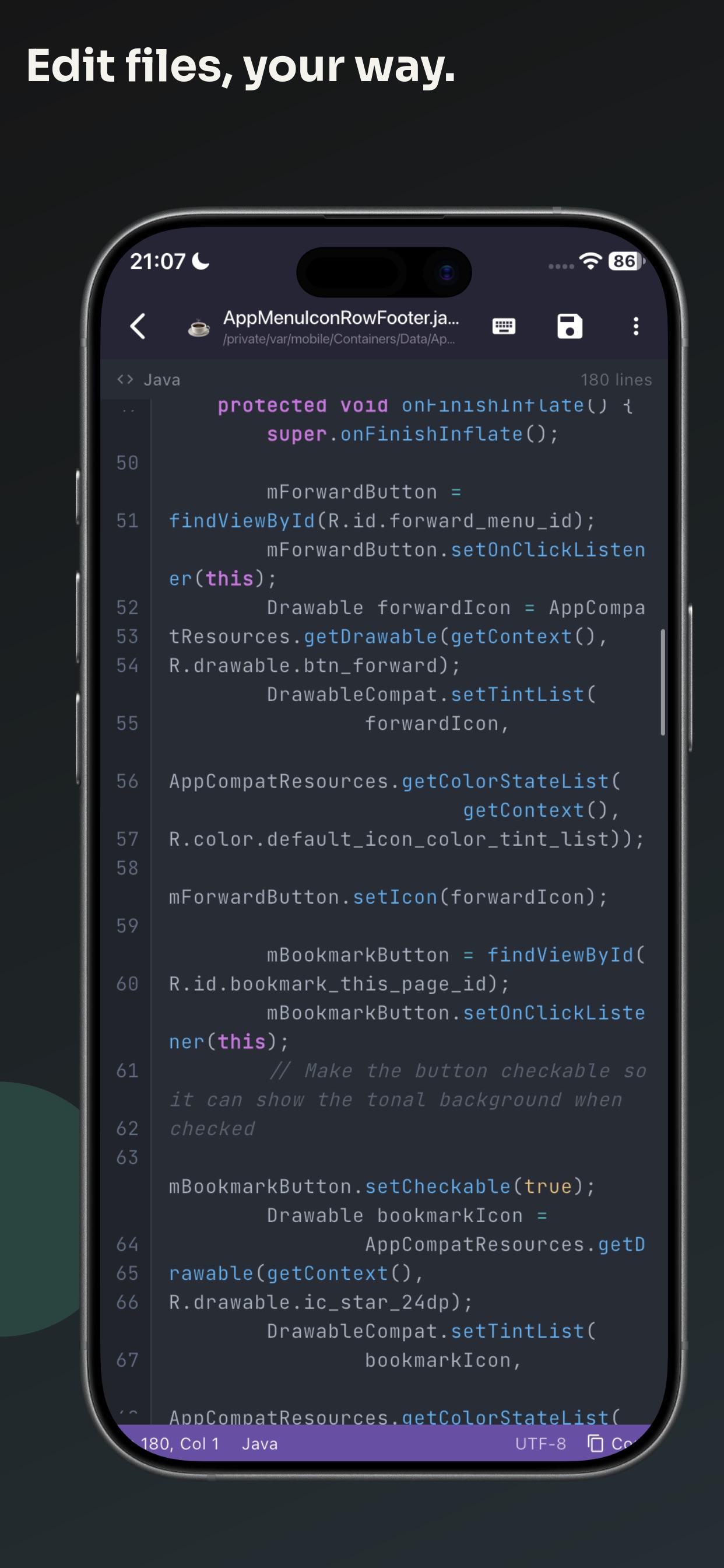 Screenshot 1 of CodeView X