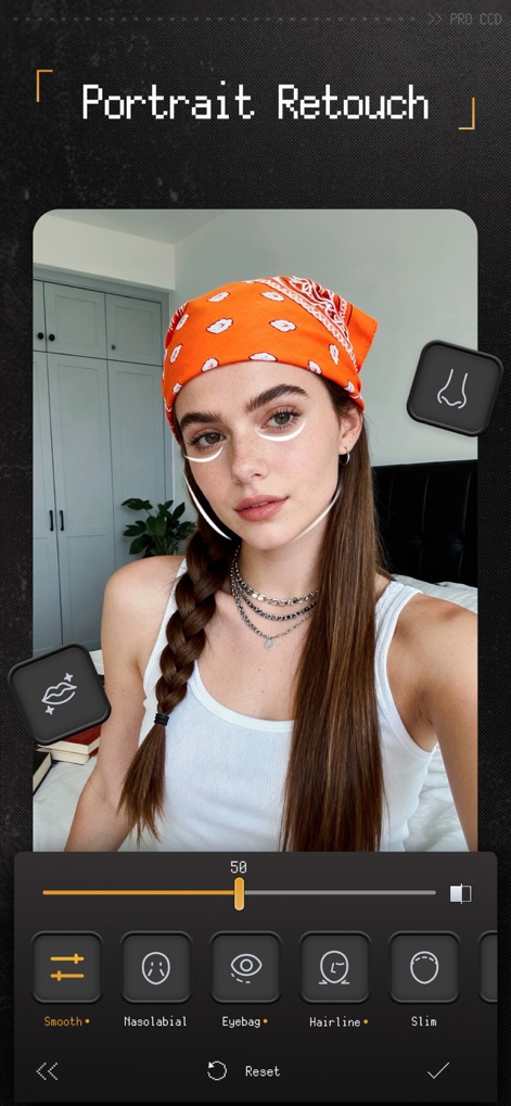 ProCCD - Digital Film Camera - Refined Portrait Editing