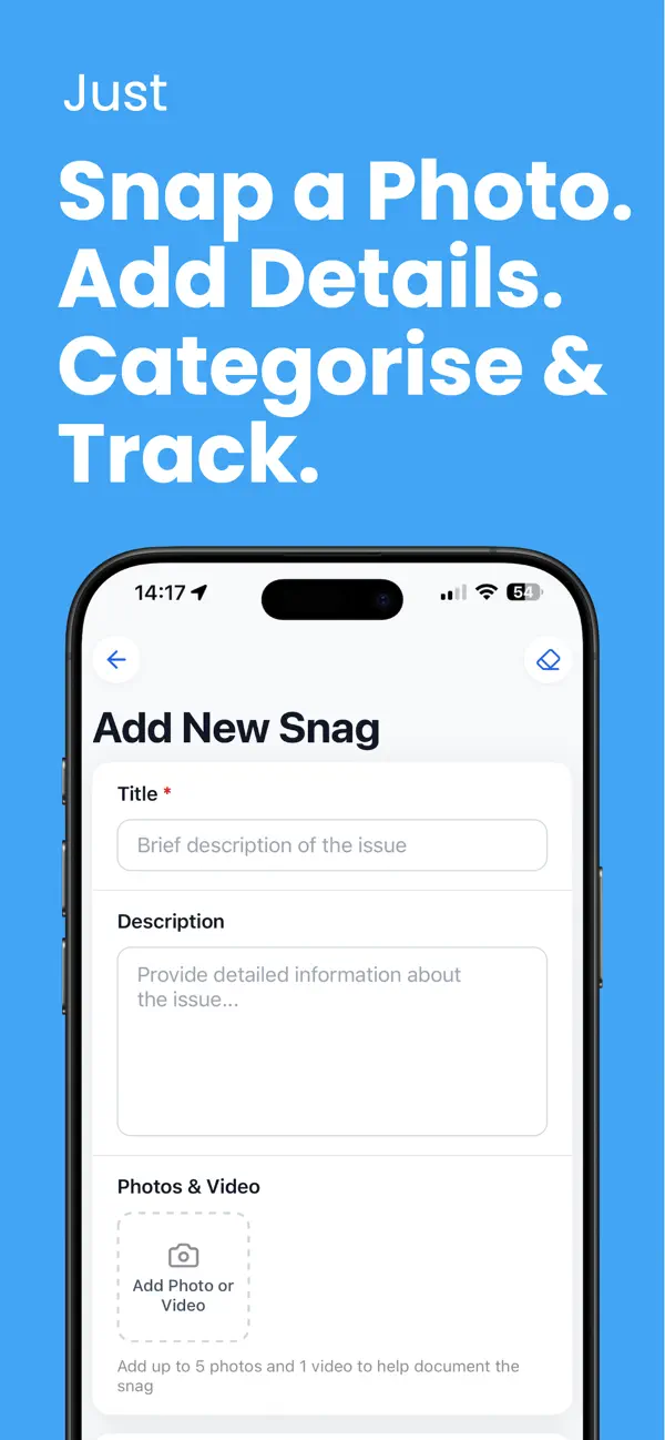 Screenshot #3 pour Snagr - Snag Lists