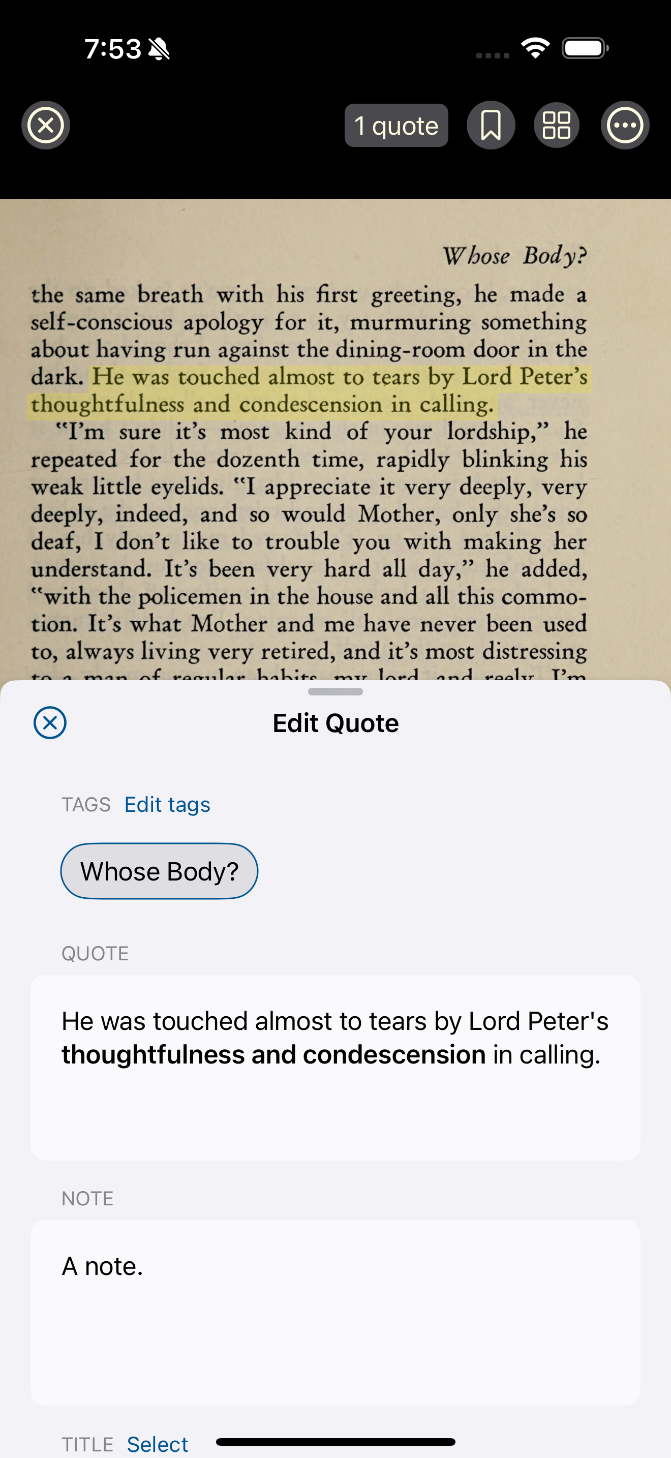 Quote Archive: Read, Save Text