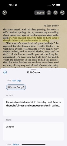 Quote Archive: Read, Save Text Screenshot 7 of 10