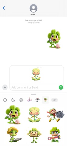 编程三叶草贴纸 screenshot