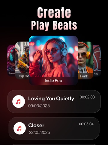 AI Rap Song Maker - Rap Music iPad screenshot