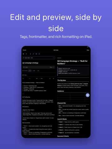 GitNotēs: Notes & Todos + Git Screenshot 2