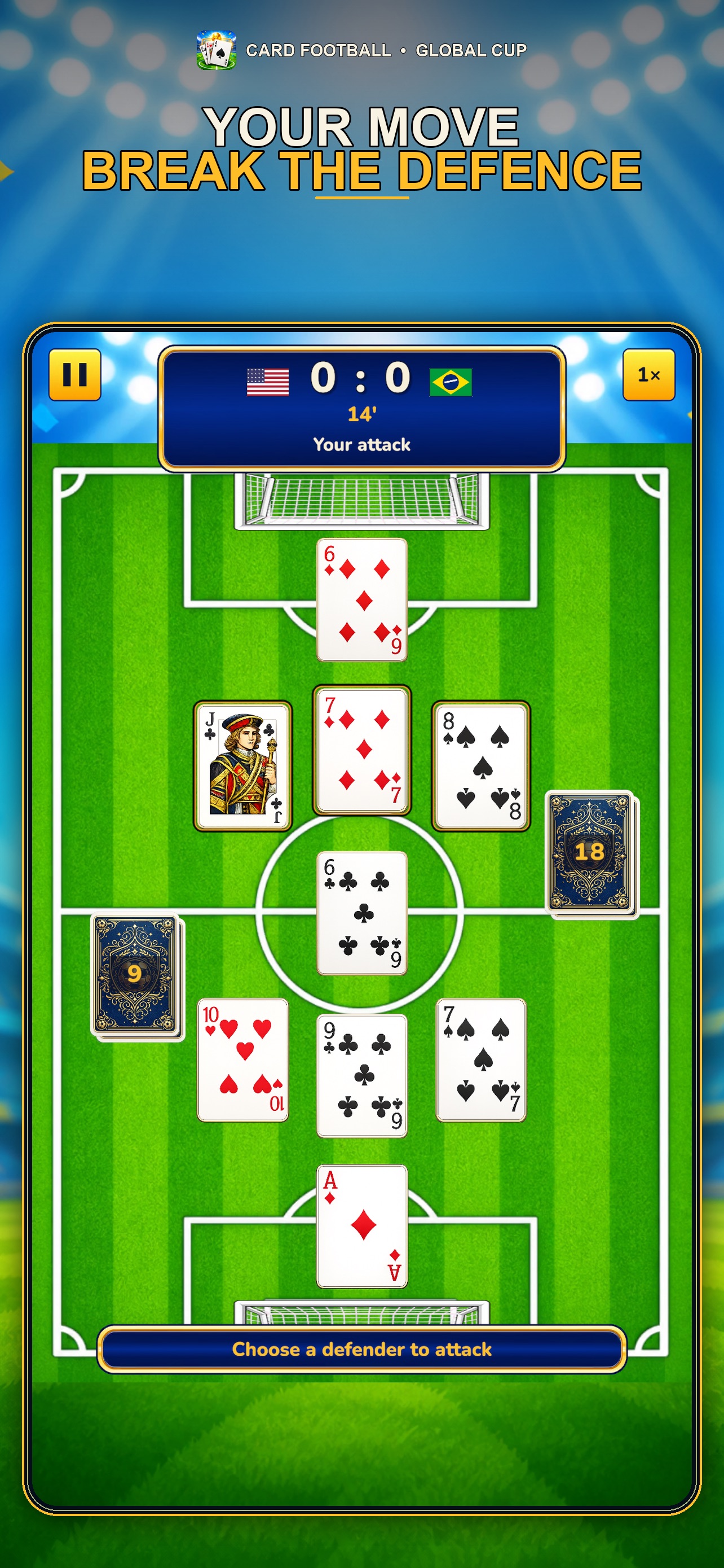 Screenshot 2 of Card Football: Global Cup