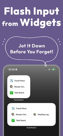 FlashNotion - Fast Entry Screenshot 3 of 6