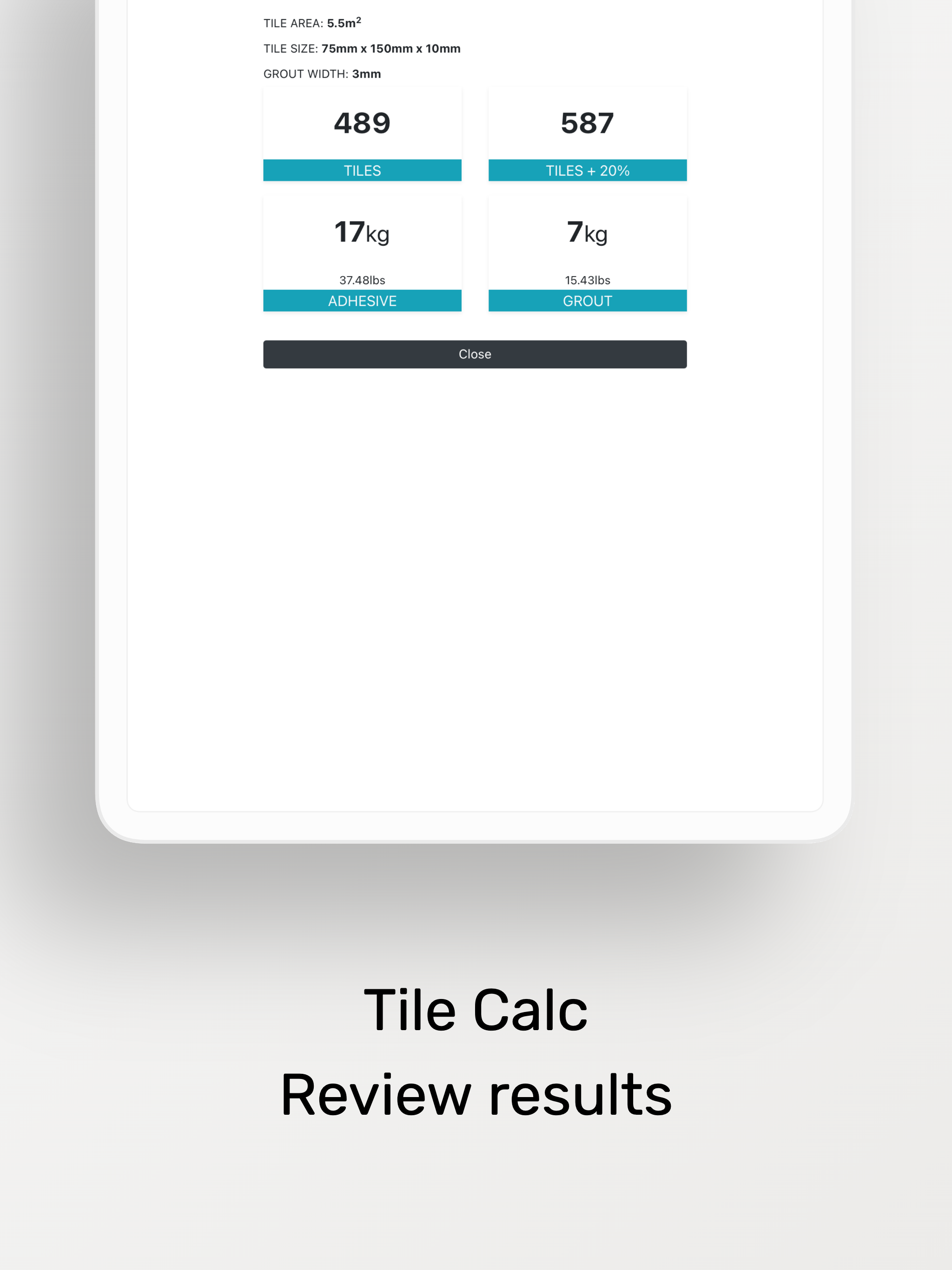 Tile Calc