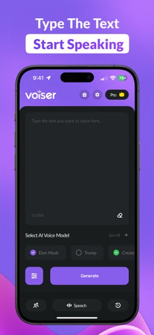 AI Voice Clone Voice Generator iPhone screenshot