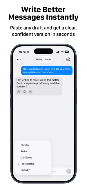 Polish – AI Text Reply screenshot 1