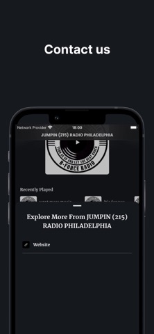 JUMPIN (215) RADIO app screenshot