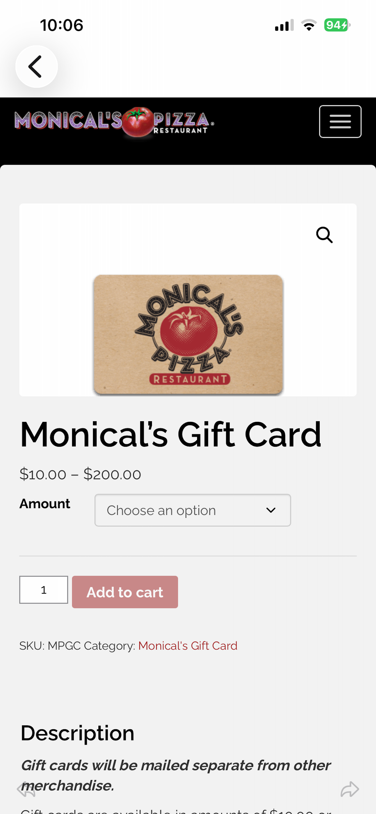 Monical's Pizza