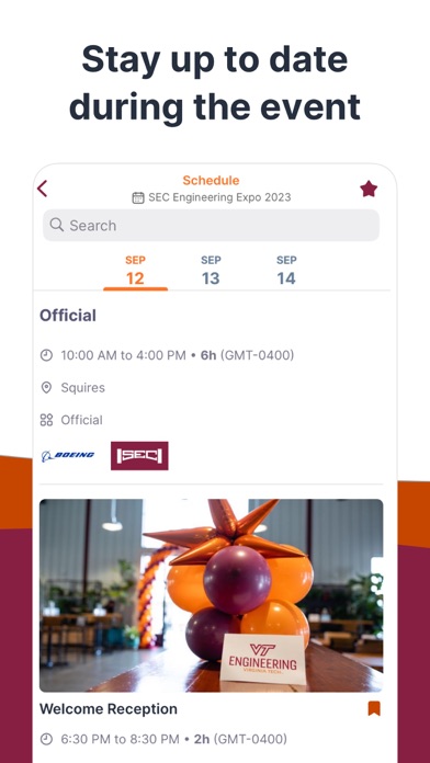 SEC Engineering Exposition Screenshot