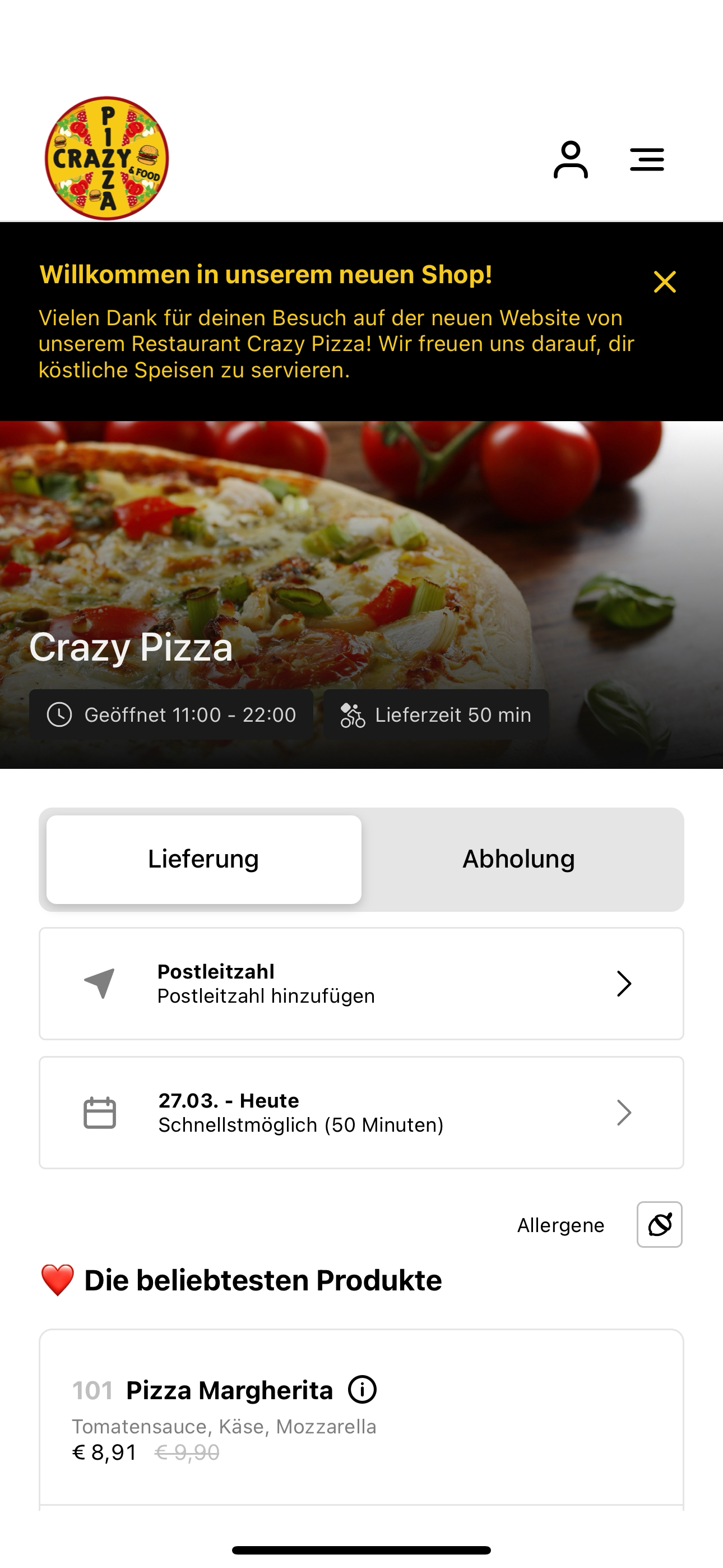 Crazy Pizza Wien screenshot 3