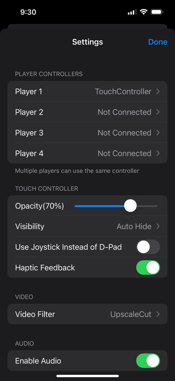 iPhone screenshot