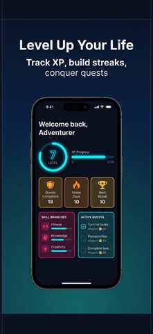 QuestFlow: Life Gamified Screenshot 1 of 5