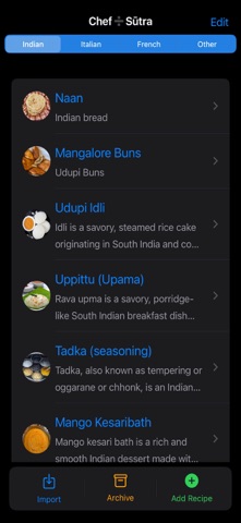 ChefSutra Screenshot 1 of 5