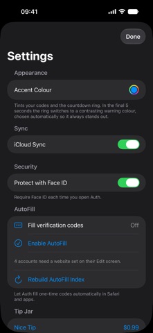 Auth app screenshot 3