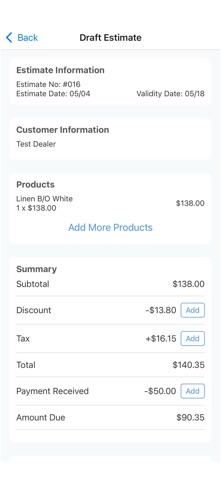 Quick Estimates SupplyCircle Screenshot 3 of 7