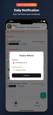 Xpiry: Food Expiry & AI Recipe screenshot