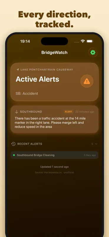 BridgeWatch screenshot 7 of 7