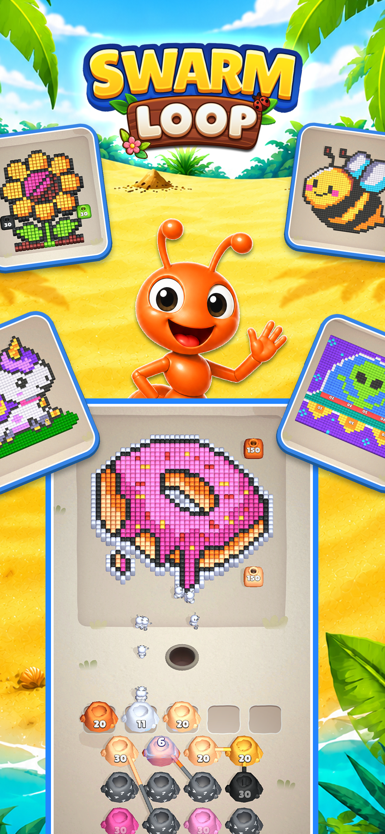 Swarm Loop: Block Rush screenshot 7