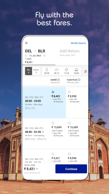 IndiGo: Flight Booking App screenshot 2 of 7