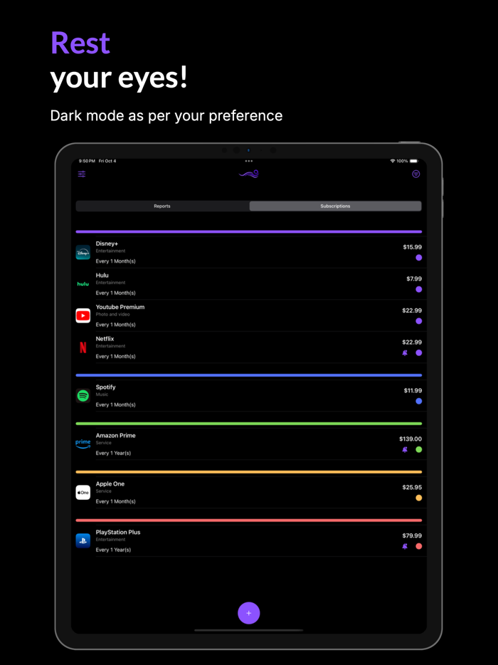 SubFlow  Subscription tracker
