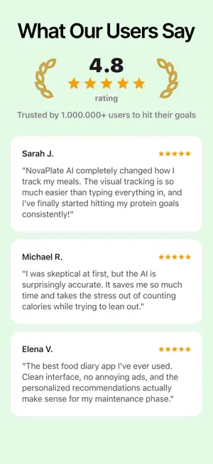 AI Calorie Tracker - NovaPlate screenshot 5