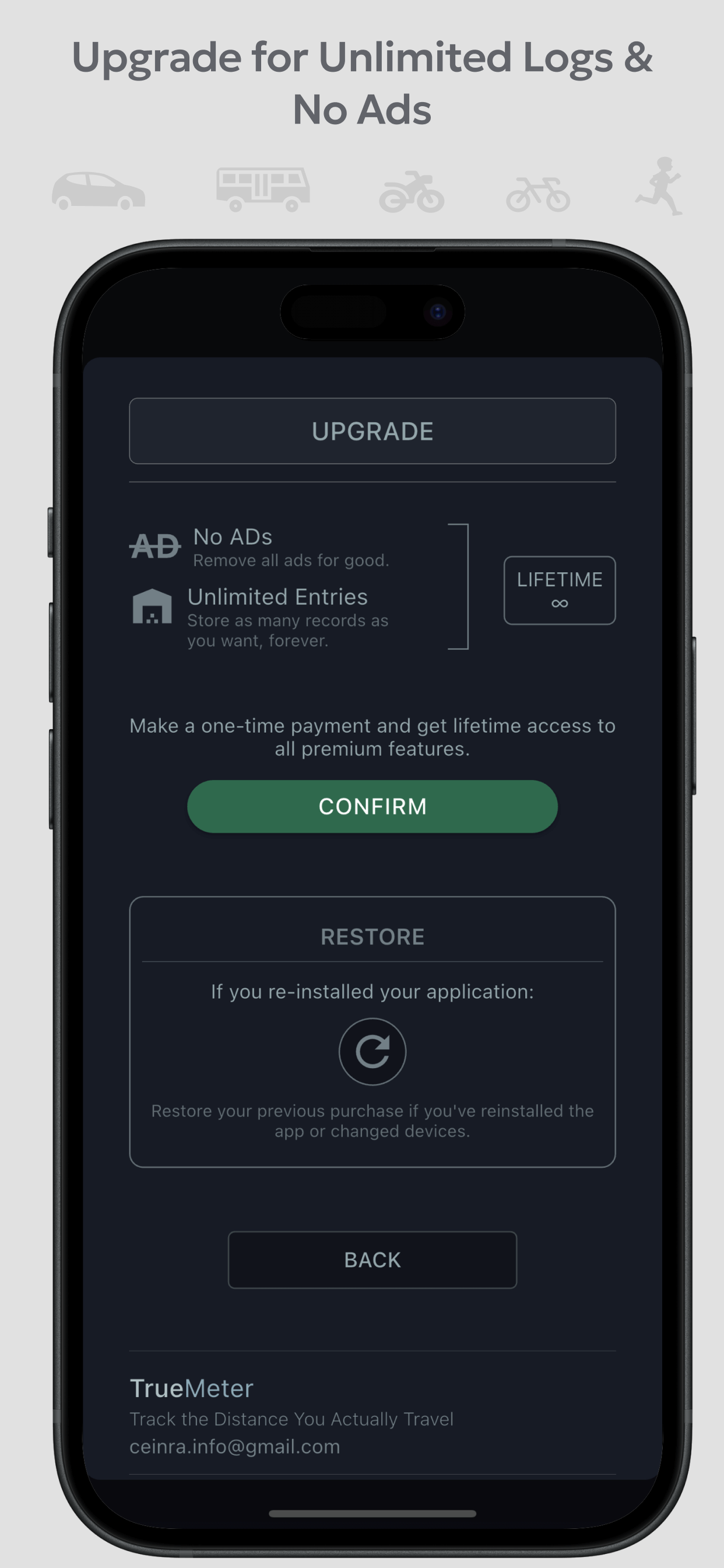 TrueMeter: Drive Distance Calc