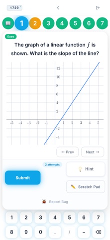 1729 SAT: Math & Reading iPhone screenshot
