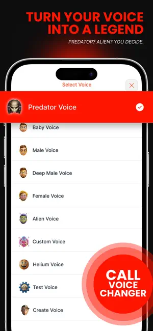 True Voice Changer for Calls iPhone screenshot 1